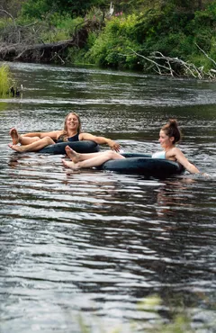 Lazy River Inner Tubing during the Siwash River Outpost Safari