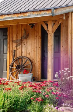 Private wash house at Siwash Star Camp