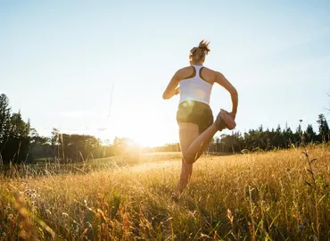 trail running routes in nature at Siwash Lake