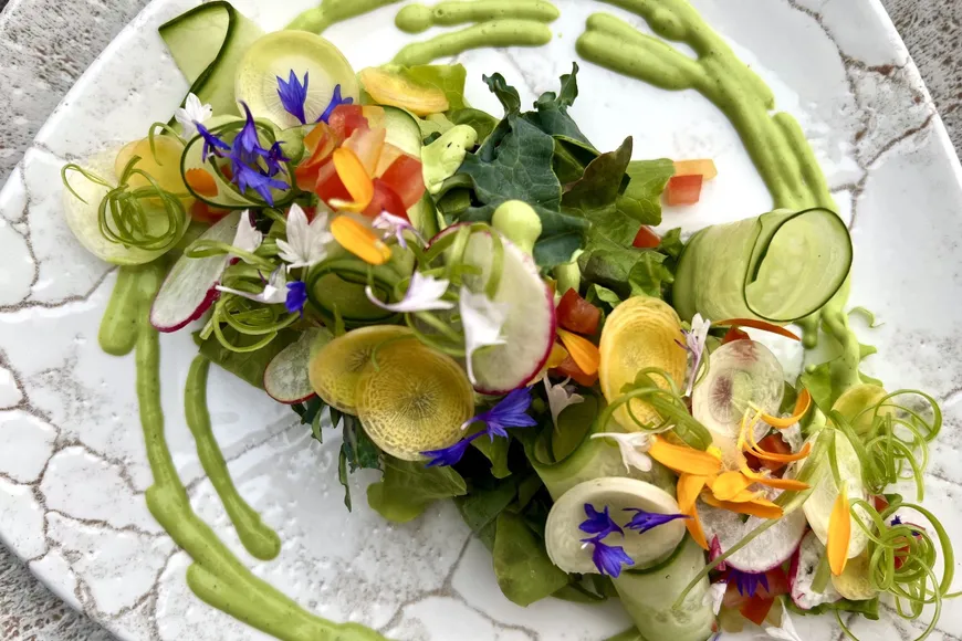 Nourish with food grown in our garden