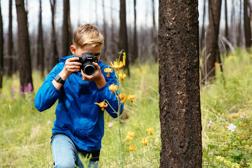 A budding nature photographer