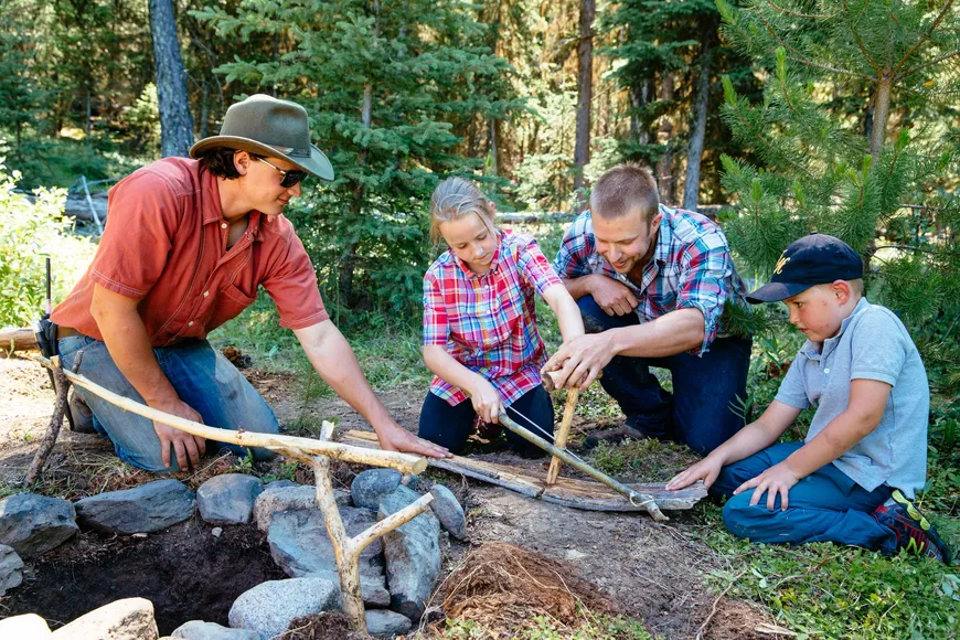 Learn bush craft and wilderness survival skills at Siwash Lake