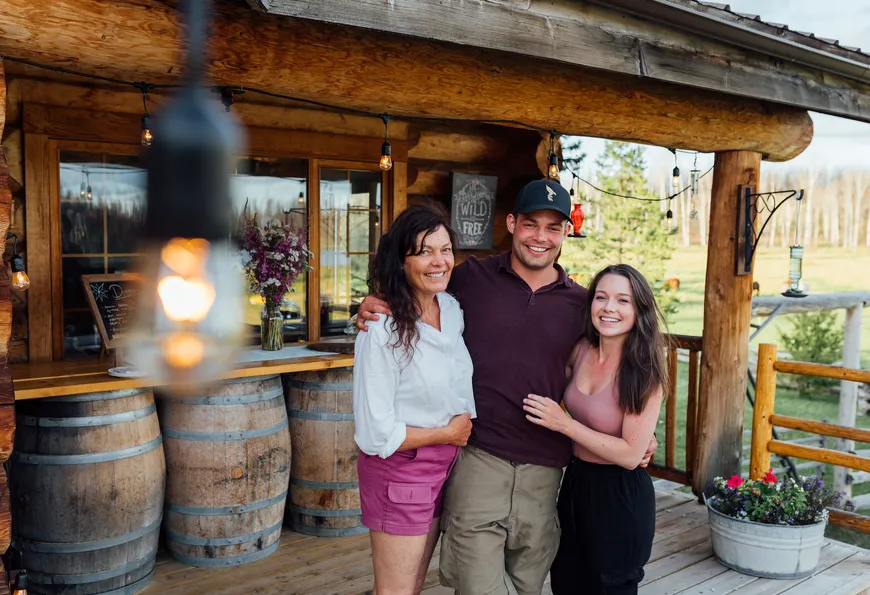 A Siwash Lake family portrait