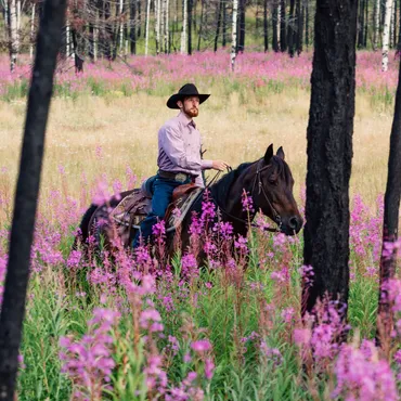 Learn to horseback ride like one of our Canadian cowboys at Siwash Lake Ranch