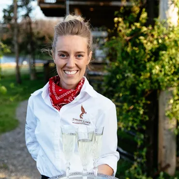 A champagne welcome to the ranch